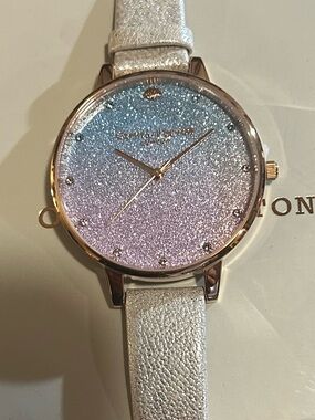 Olivia Burton Under The Sea Glitter Watch With 38mm MultiColored Face